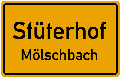 Straßenverzeichnis Stüterhof Mölschbach