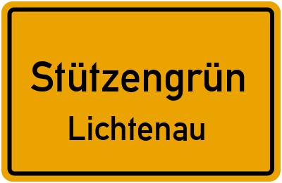 Ortsschild Stützengrün Lichtenau