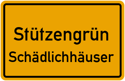 Straßenverzeichnis Stützengrün Schädlichhäuser