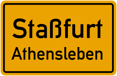 Straßenverzeichnis Staßfurt Athensleben