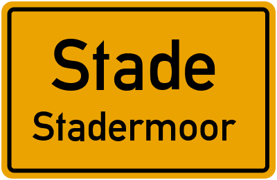 Straßenverzeichnis Stade Stadermoor