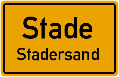 Straßenverzeichnis Stade Stadersand