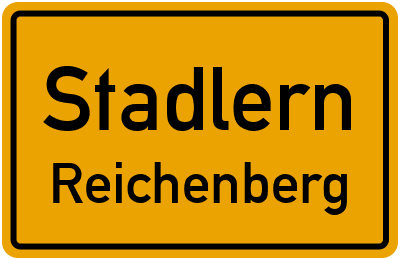 Straßenverzeichnis Stadlern Reichenberg