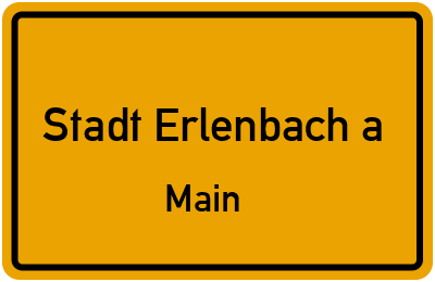Branchenbuch Stadt Erlenbach a. Main, Bayern