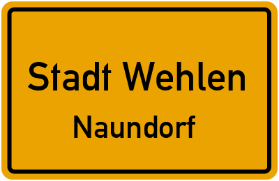 Straßenverzeichnis Stadt Wehlen Naundorf