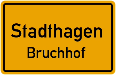Straßenverzeichnis Stadthagen Bruchhof