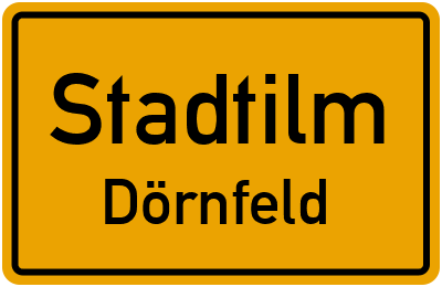 Straßenverzeichnis Stadtilm Dörnfeld