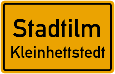 Straßenverzeichnis Stadtilm Kleinhettstedt