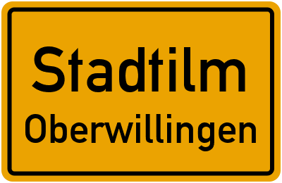 Straßenverzeichnis Stadtilm Oberwillingen