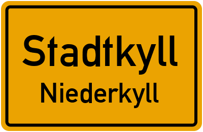 Straßenverzeichnis Stadtkyll Niederkyll