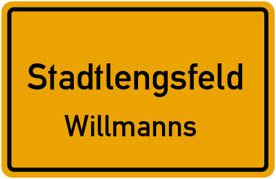 Straßenverzeichnis Stadtlengsfeld Willmanns