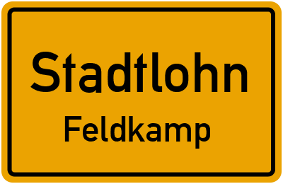 Straßenverzeichnis Stadtlohn Feldkamp