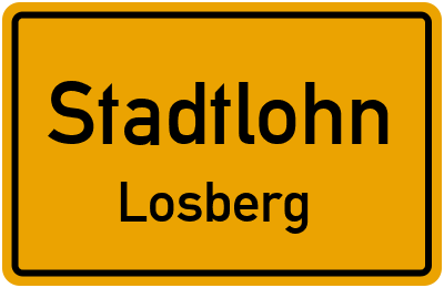 Straßenverzeichnis Stadtlohn Losberg