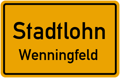 Straßenverzeichnis Stadtlohn Wenningfeld