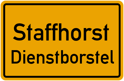 Straßenverzeichnis Staffhorst Dienstborstel