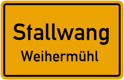 Straßenverzeichnis Stallwang Weihermühl