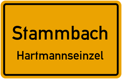 Straßenverzeichnis Stammbach Hartmannseinzel
