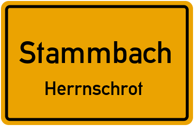 Straßenverzeichnis Stammbach Herrnschrot