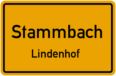 Straßenverzeichnis Stammbach Lindenhof