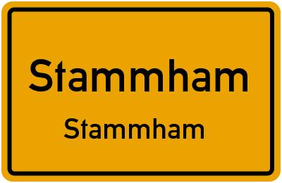 Ortsschild Stammham Stammham