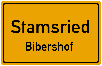 Straßenverzeichnis Stamsried Bibershof