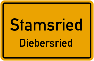 Straßenverzeichnis Stamsried Diebersried