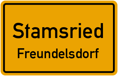 Straßenverzeichnis Stamsried Freundelsdorf