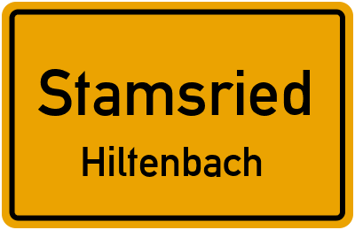 Straßenverzeichnis Stamsried Hiltenbach