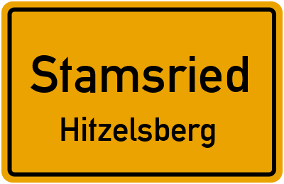 Straßenverzeichnis Stamsried Hitzelsberg