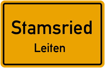 Straßenverzeichnis Stamsried Leiten