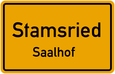 Straßenverzeichnis Stamsried Saalhof
