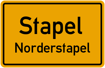 Straßenverzeichnis Stapel Norderstapel
