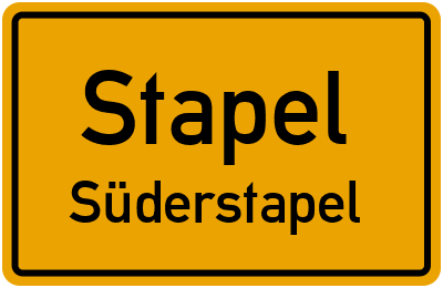 Straßenverzeichnis Stapel Süderstapel