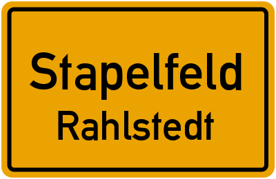Straßenverzeichnis Stapelfeld Rahlstedt
