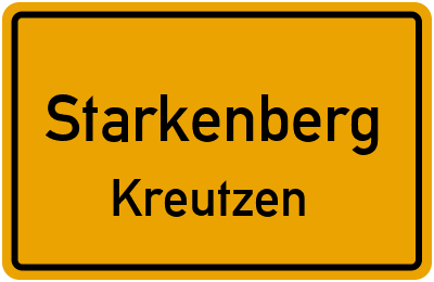 Straßenverzeichnis Starkenberg Kreutzen