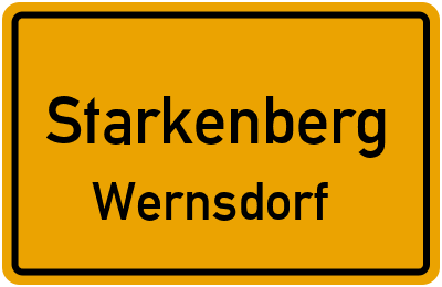 Straßenverzeichnis Starkenberg Wernsdorf