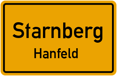 Straßenverzeichnis Starnberg Hanfeld