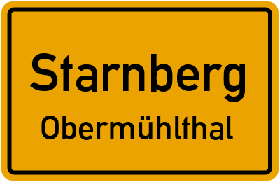 Straßenverzeichnis Starnberg Obermühlthal