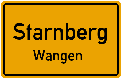 Straßenverzeichnis Starnberg Wangen