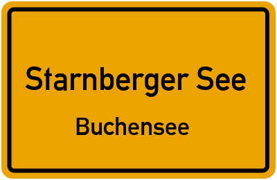 Straßenverzeichnis Starnberger See Buchensee