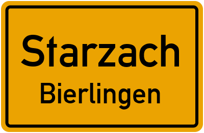 Straßenverzeichnis Starzach Bierlingen