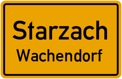 Straßenverzeichnis Starzach Wachendorf