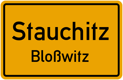 Straßenverzeichnis Stauchitz Bloßwitz