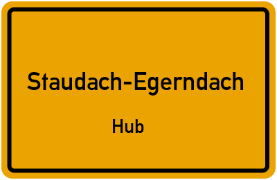 Straßenverzeichnis Staudach-Egerndach Hub
