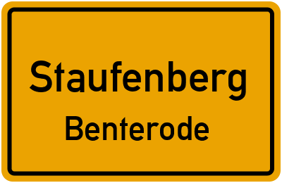 Straßenverzeichnis Staufenberg Benterode