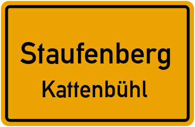 Straßenverzeichnis Staufenberg Kattenbühl