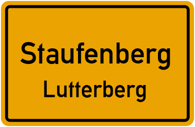 Straßenverzeichnis Staufenberg Lutterberg