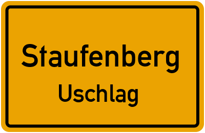 Straßenverzeichnis Staufenberg Uschlag