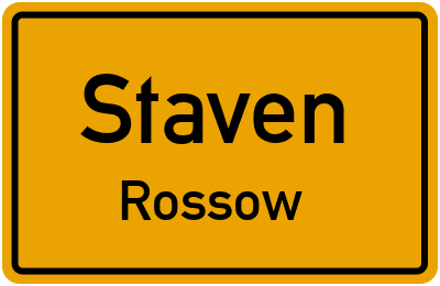 Straßenverzeichnis Staven Rossow