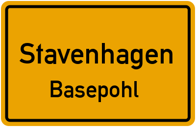 Straßenverzeichnis Stavenhagen Basepohl